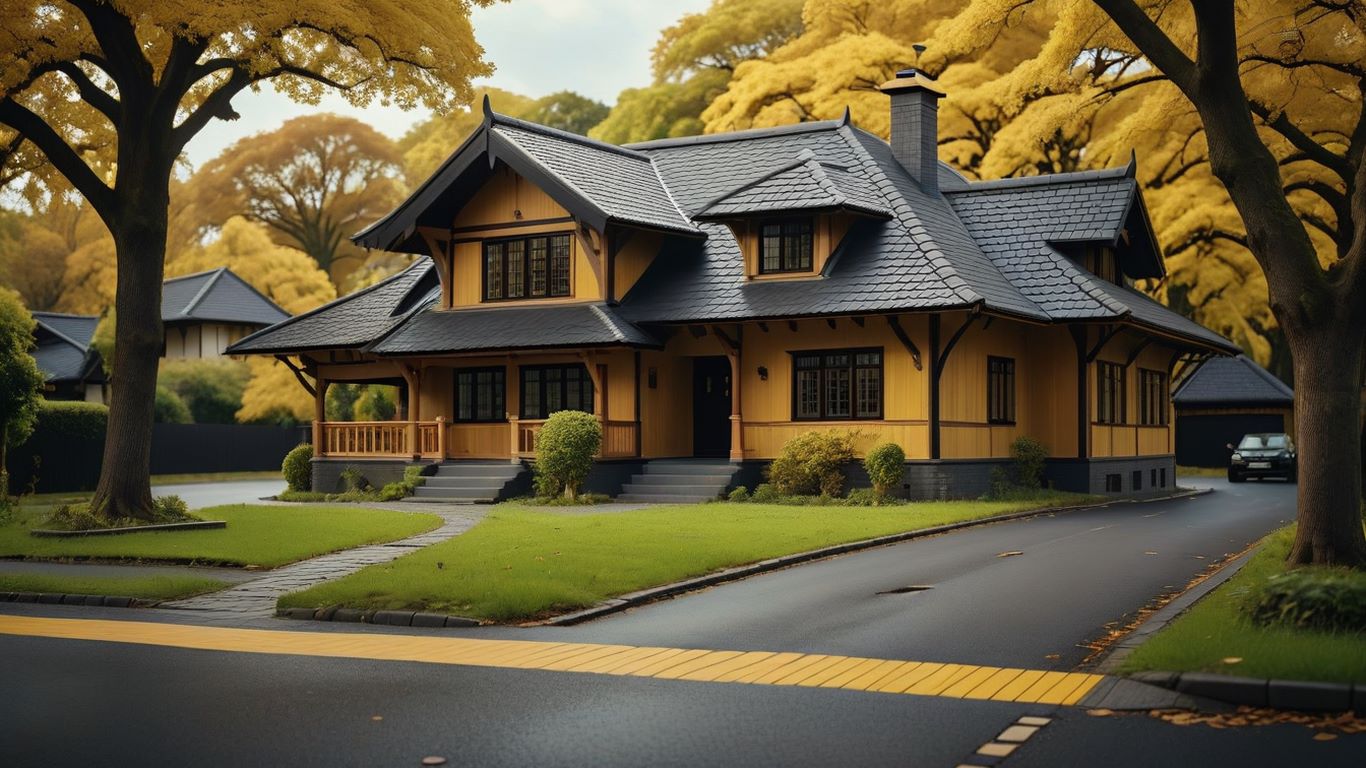 Modern house with fire-resistant roof installed by Hayward Roofing Contractors